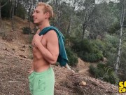 Preview 1 of SEAN CODY - Grayson Starts His Teasing Video Showing Off His Masculine Body Before Touching Himself