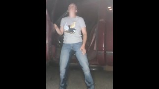 Wetting my jeans outside my truck