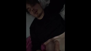 My Best Cumshot Yettt Sexy Moaning and Hot Body Teen Gets A Load All Over Himself