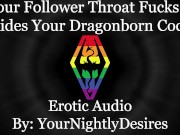 Preview 4 of Using Your Dragonborn Dick To Coat My Ass White [Skyrim] [Throat Fuck] [Anal] (Erotic Audio for Men)