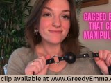 Gagged Bitch that gets Manipulated
