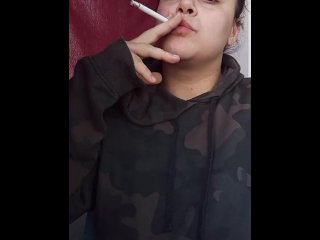 vertical video, fetish, tattooed women, smoking