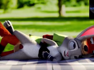 cartoon, zootopia rule 34, zootopia judy hopps, anal