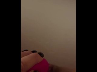 vertical video, girl masturbating, small tits, solo female