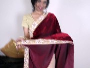Preview 2 of Horny Indian Stepmom Seducing Her Stepson Virtually On Webcam Show
