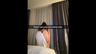 Tiffanyandgray 나는 Bf와 싸워서 Snapchat에서 호텔에 있는 내 가장 친한 친구와 섹스를 했습니다.