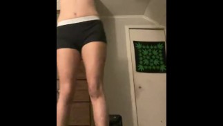 Thumbnail Playful ftm femboy strip tease.