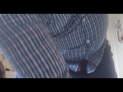 Piss in a nice shirt and outdoor trousers