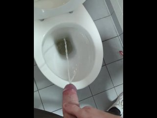 pissing, white cock, exclusive, big dick