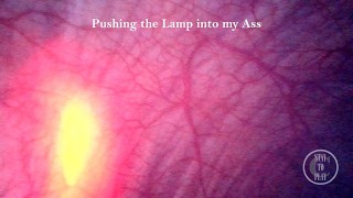 Look inside my Bladder as I push a Torch up my Ass - Preview