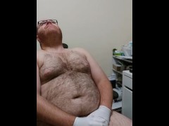 Jerking off with gloves - fan request