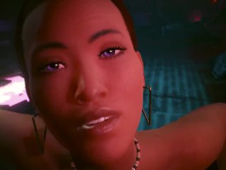 pussy licking, babe, pov, cyberpunk 2077