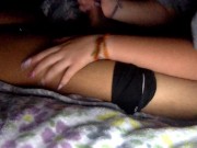 Preview 2 of Teen soft to hard cums all over hand jerkoff