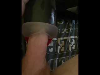 Fucking my Male Masturbator with my BWC! Sex Toy! Wanking! Solo Play! 😈🔥