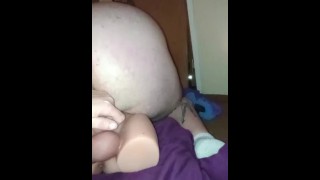 Bi hubby take sex doll for a ride