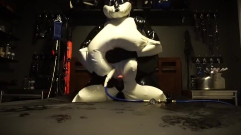 Inflatable Husky Jerk-off