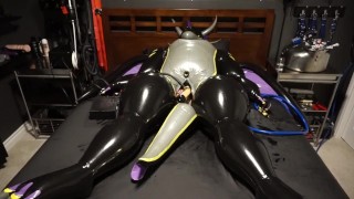 Electro Milking Inflatable Rubber Dragon