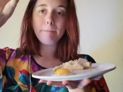 asmr mukbang feederism oeufs coulants