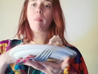 mmukbang, kink, fetish, solo female