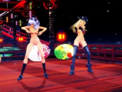 【4K / MMD R18】 Kantai Bismark and Kashima - Screenshot 5 of 16 - Mmd R18
