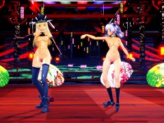 【4K / MMD R18】 Kantai Bismark and Kashima - Screenshot 7 of 16 - Big Tits