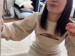 色白で清楚な年上が複数人に責められる！ ? 2本の巨根を美味しそうに交互に食べて大量ザーメン射精,他人チンポ,フェラ,3P,手コキ,亀頭責め,巨乳,綺麗,可愛い,投稿,個人撮影,素人,日本人,ゆうみえむ - Screenshot 1 of 16 - Big Dick