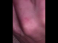 Closeup cumulative precum mess