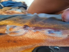 Passionate Morning Cock Tease In Bed