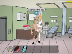 Fuckerman: Hospital - Complete Walkthrough - Screenshot 10 of 16 - Double Penetration