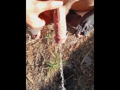 A hot leak from Hapa Lee w/ a beautiful half-mast cock.