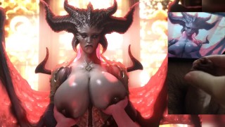 Lilith de Diablo Tit Carele Cartoon