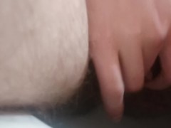 Peeing and masterbating up close