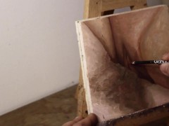 JOI OF PAINTING EPISODE 107 - Detail Start on the Top Pussy