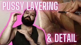 JOI OF PAINTING EPISODE 107 - Detail Start on the Top Pussy