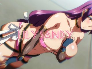 ahegao, big tits, anime hentai, uncensored
