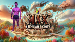 Max na fábrica de chocolate - crescimento gigante