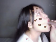 Cute Thai girl meet random Guy for Free Sucking - สาวไทยน่ารักนัดอมควยชายเดี่ยวขับรถผ่านพอดีดูควยเลย