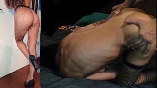 I love being fucked in stockings and fishnet