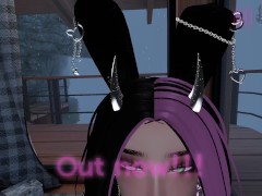VR SLUT gives a lap dance then face fucks your cock LOTS OF WET SOUNDS