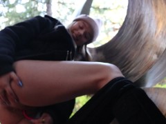 Beautiful Blonde Goes Hiking and Ends Up Submitting to the Wild