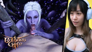 🤯It's even better in VR... Minthara Drow Blowjob 4K - Baldurs Gate 3