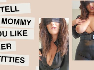 Big Boob Teacher in Leather Suit wants you to Cum all over her Body JOI