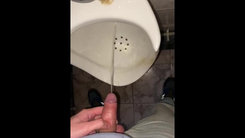 I piss in a urinal in a public office toilet, but I can piss on your face