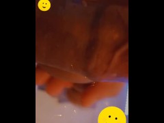 Pocketpussy Mini stroking my veiny perfect cock💦🥰😘