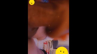 Pocketpussy Mini streichelt meinen venigen perfekten Schwanz💦🥰😘