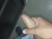 Preview 4 of masturbating at the door thinking about the neighbor