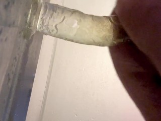 Тренировка моей задницы - огромный фаллоимитатор 😎