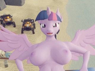 Chico Se Folla a Twilight Sparkle En Una Pose Misionera Creampie MLP my little Pony La Amistad Es Má