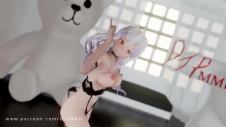 Haku Teaddy Bear MMD Blender Render1800