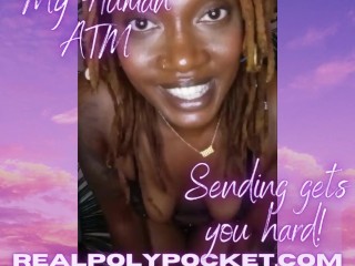 Mijn Menselijke ATM Ebony Findom Poly Pocket Trailer